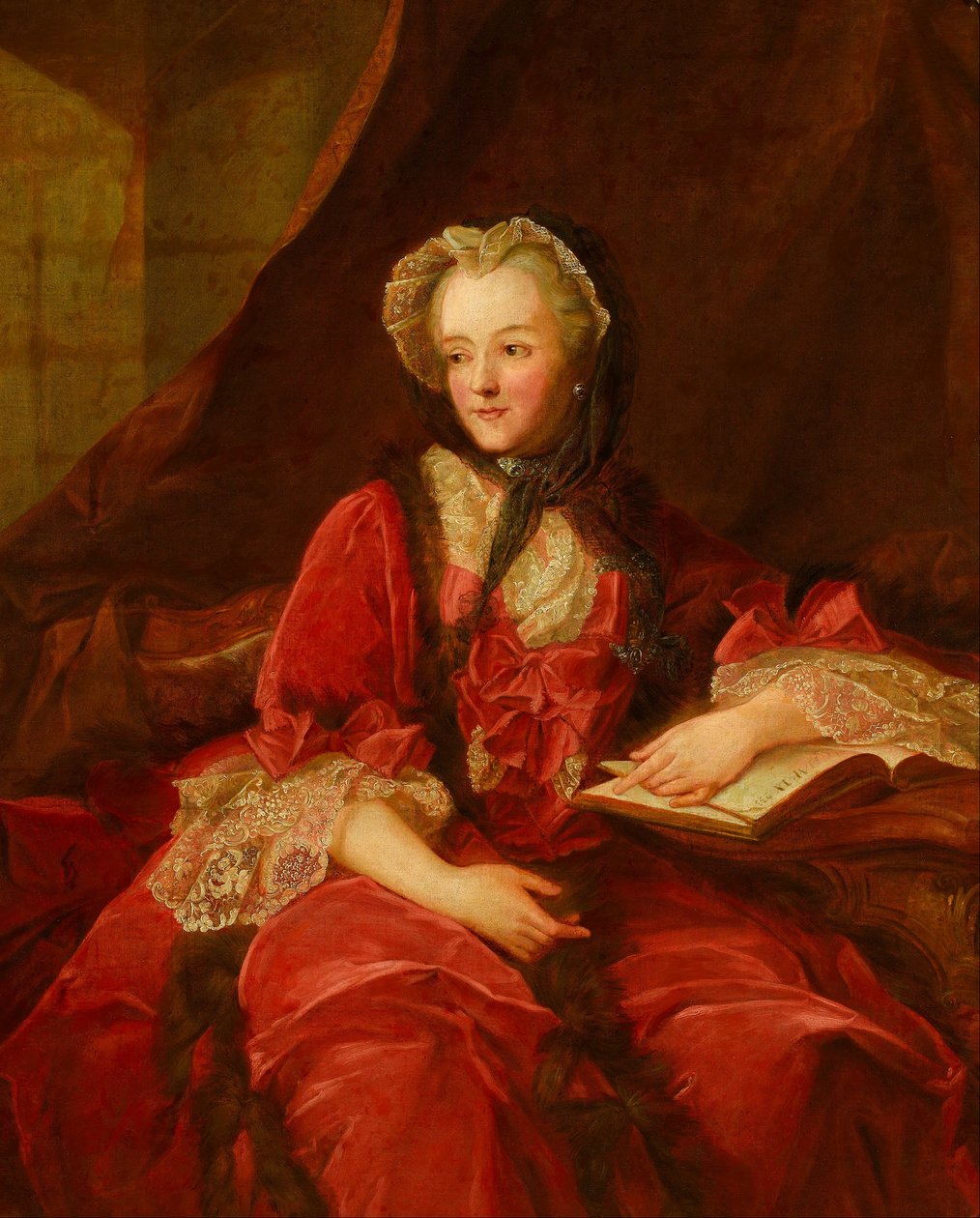 Ritratto di Maria Leszczyńska da Jean Marc Nattier