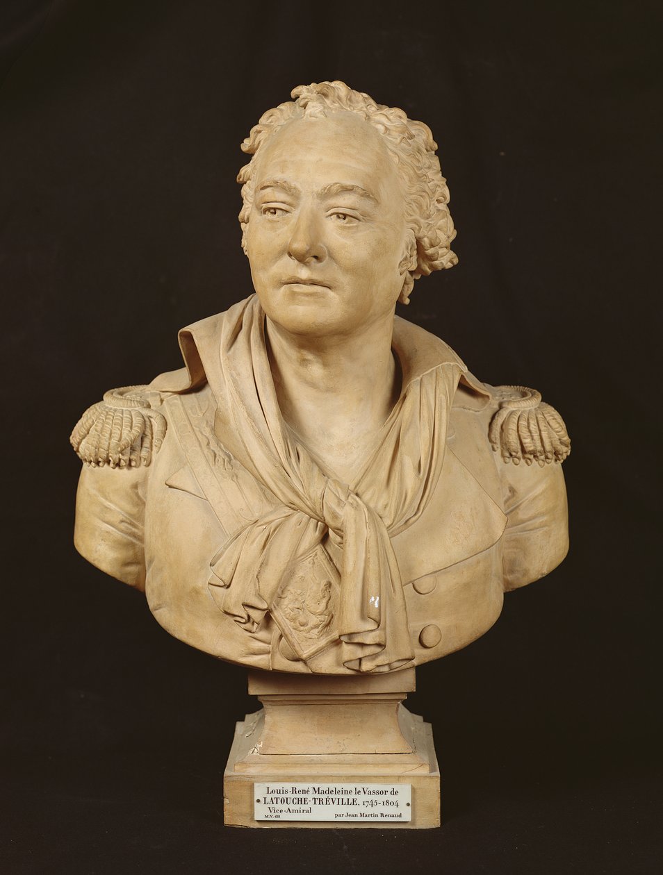 Busto di Louis de La Touche-Treville (1745-1804) da Jean Martin Renaud