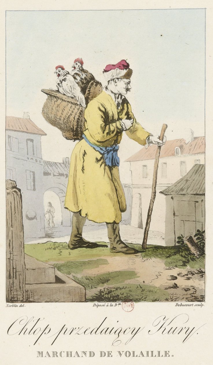 Norblin - Venditore di pollame da Jean Pierre Norblin de La Gourdaine