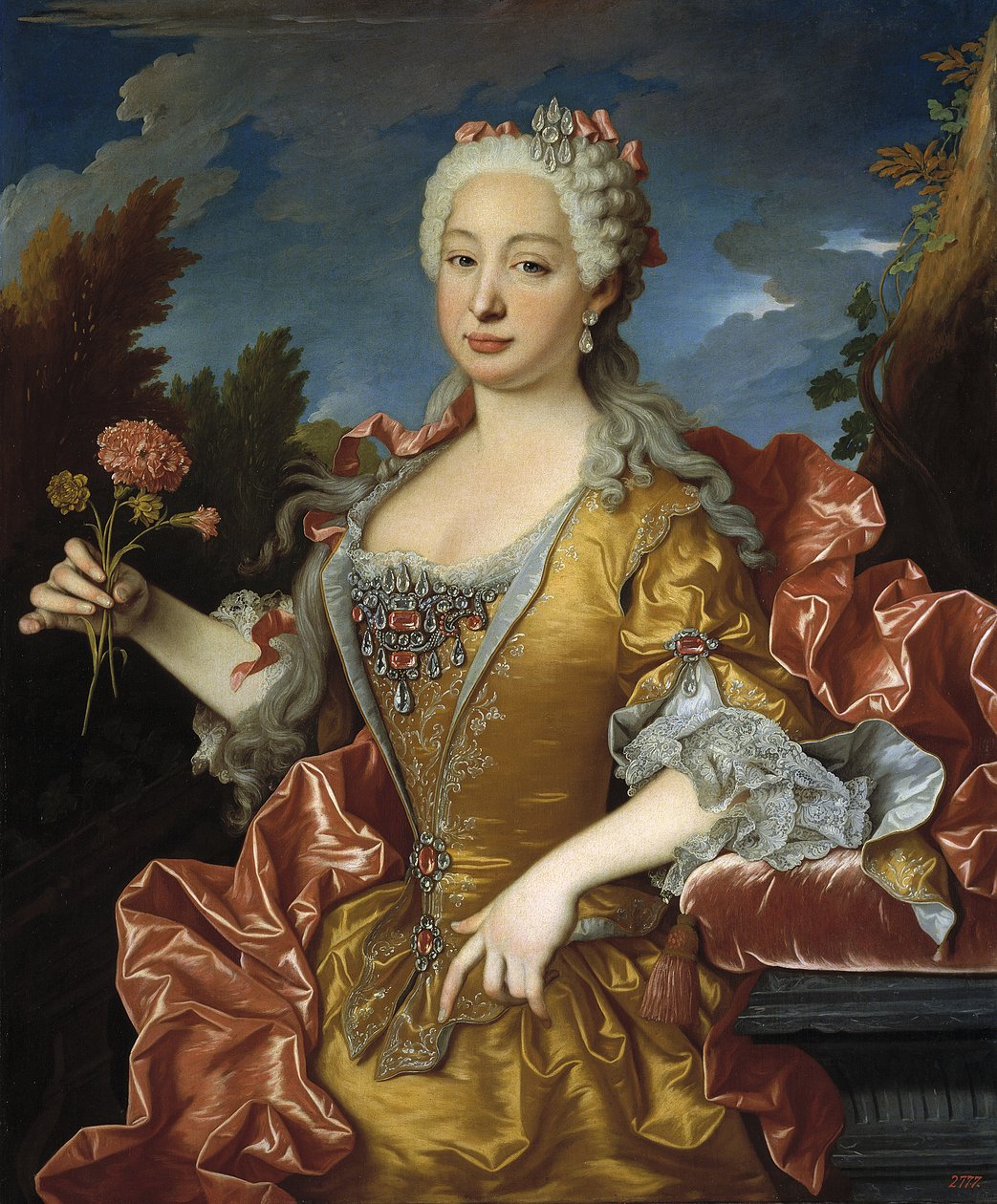 Ritratto di Barbara del Portogallo (1711-1758) da Jean Ranc