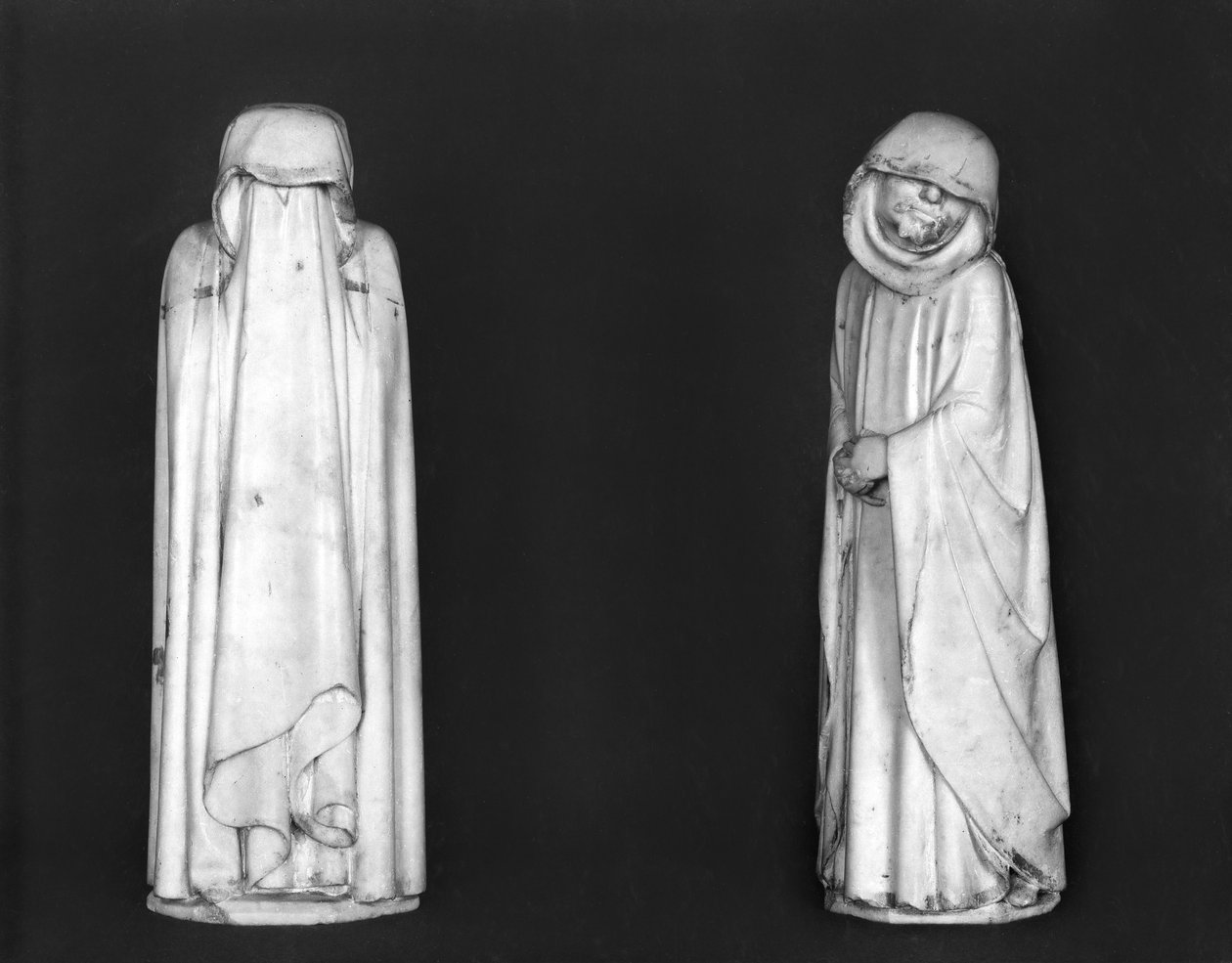 Due piangenti, dalla tomba del Duca Jean de Berry prima del 1438 da Jean de Cambrai