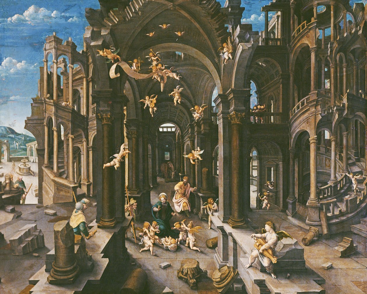 Adorazione dei pastori da Jean de Gourmont