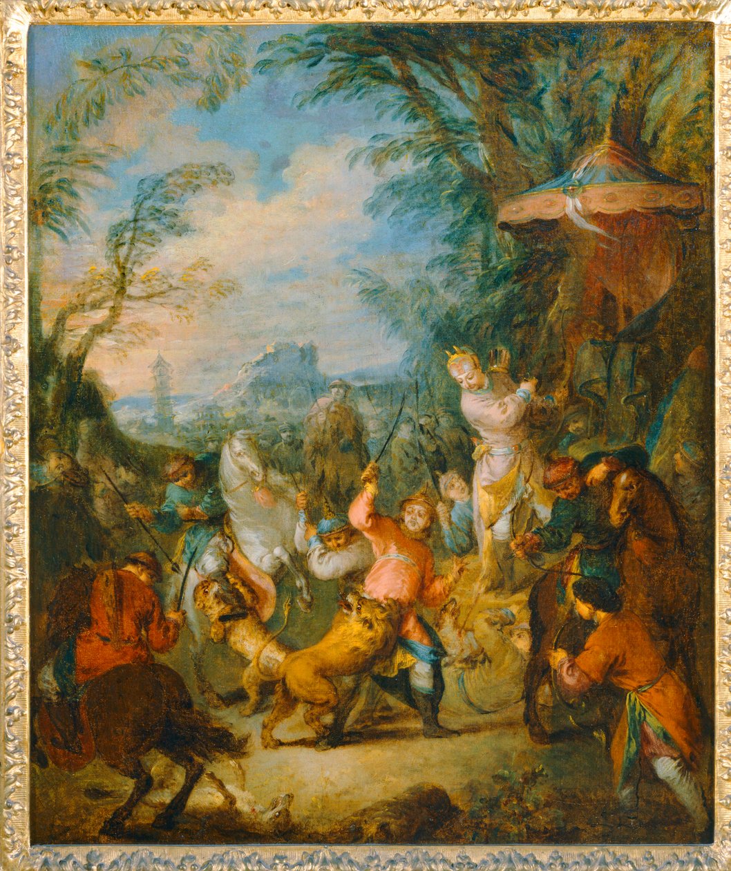 Chasse chinoise - caccia cinese ... da Jean Baptiste Joseph Pater