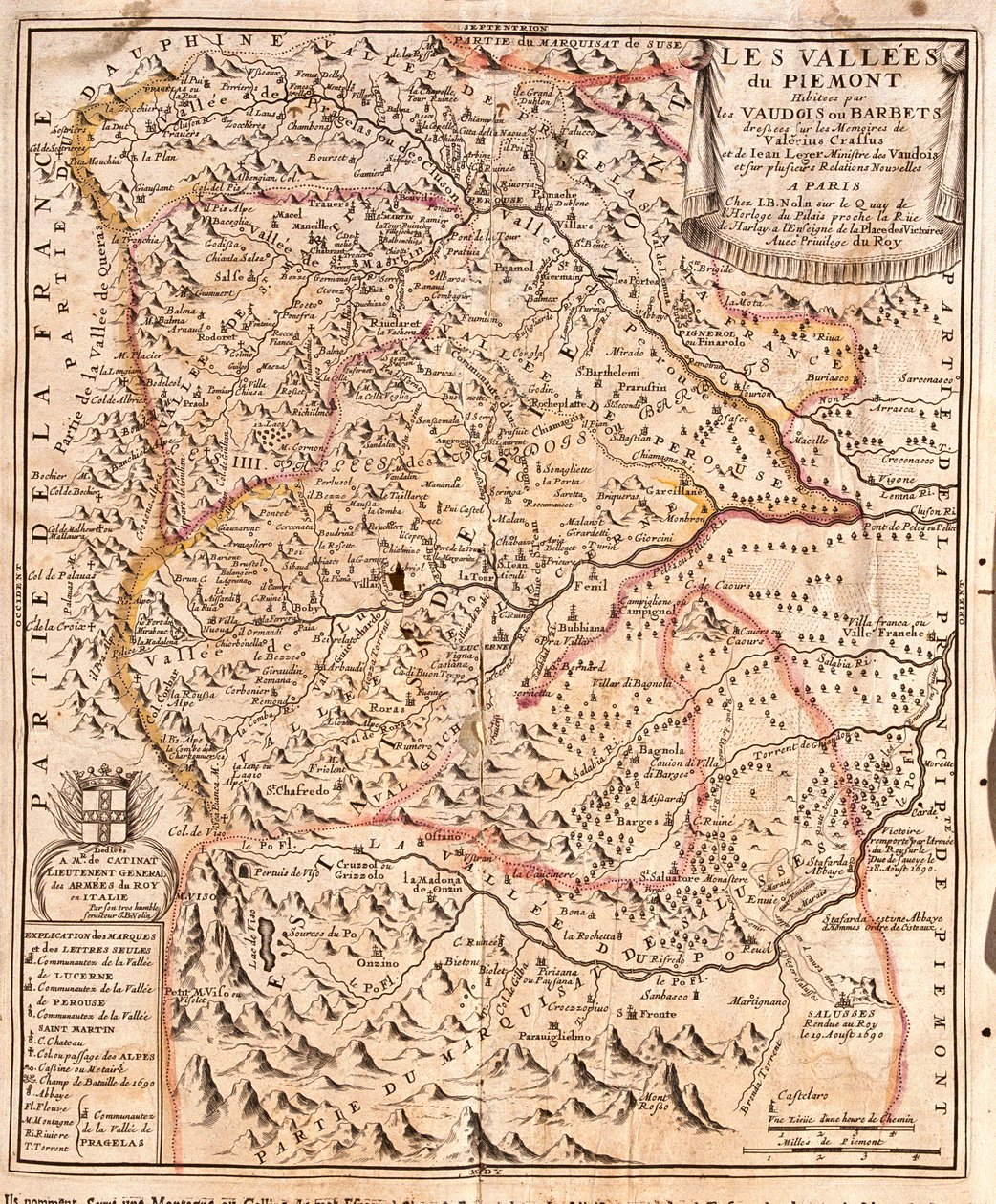 Piemonte occidentale, Italia da Jean Baptiste Nolin