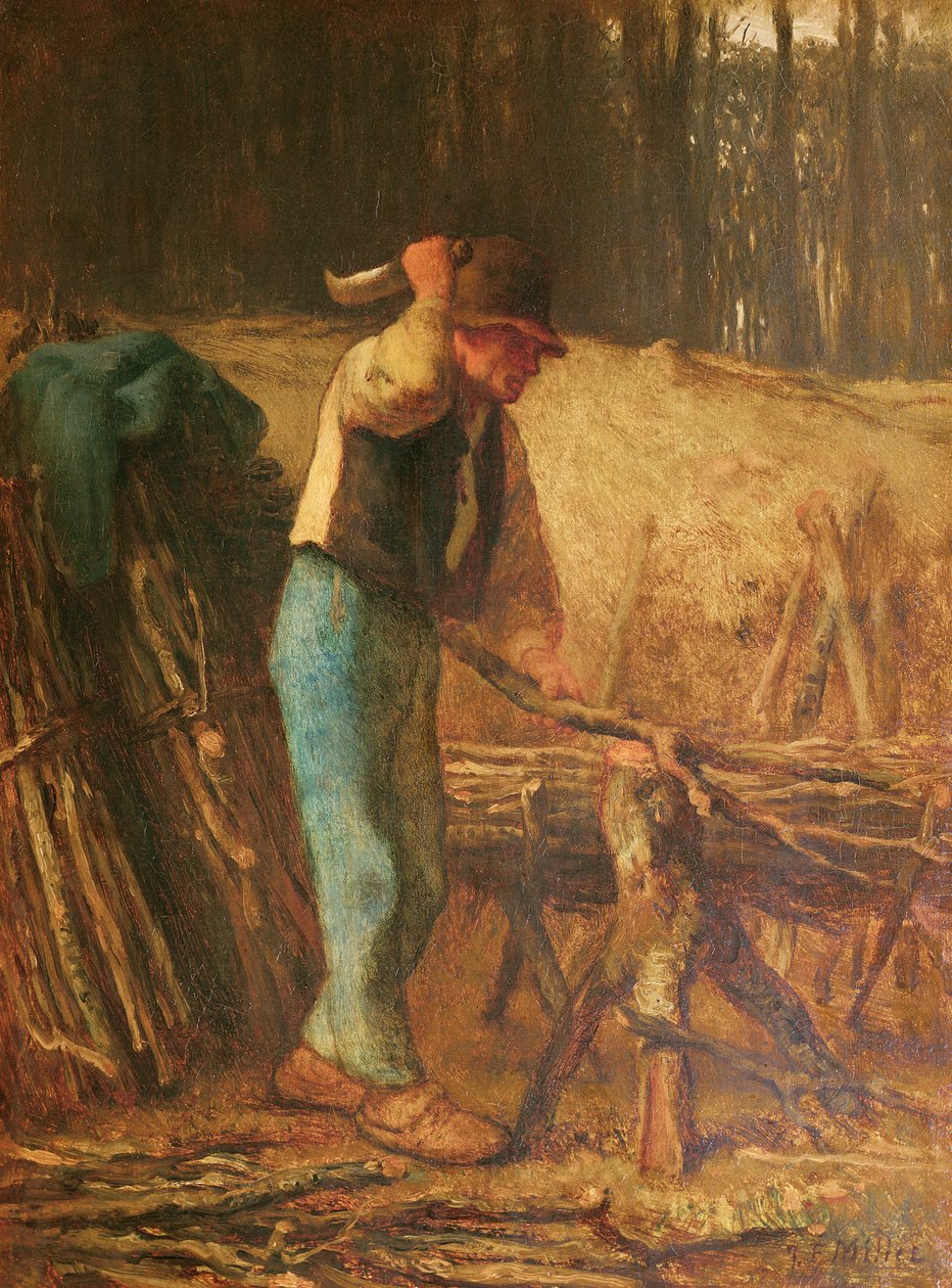 Lo spaccalegna da Jean Francois Millet
