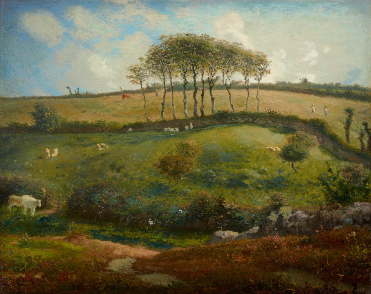 Pascolo vicino a Cherbourg (Normandia) da Jean Francois Millet