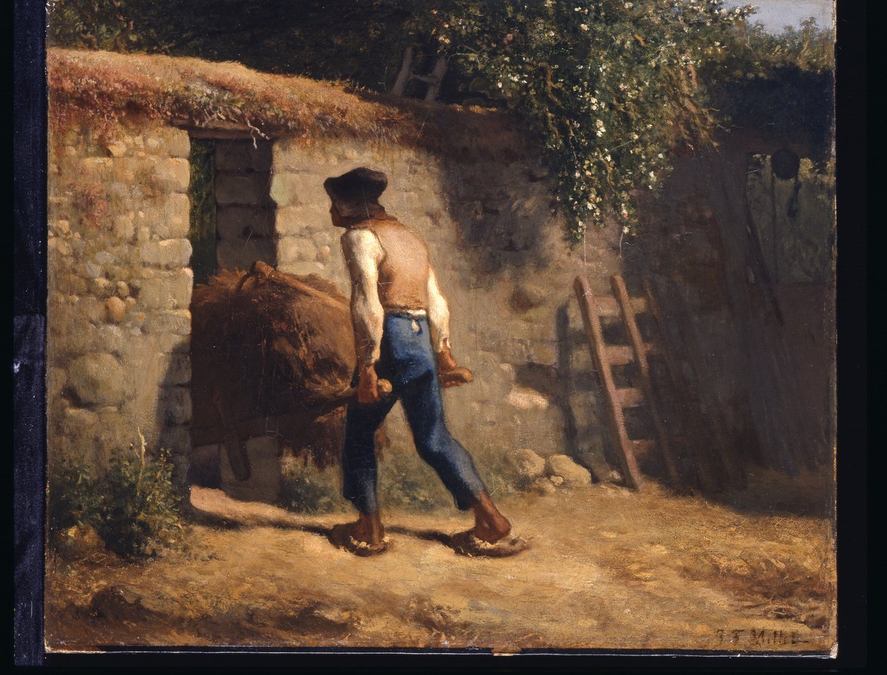 Contadino con carriola da Jean Francois Millet