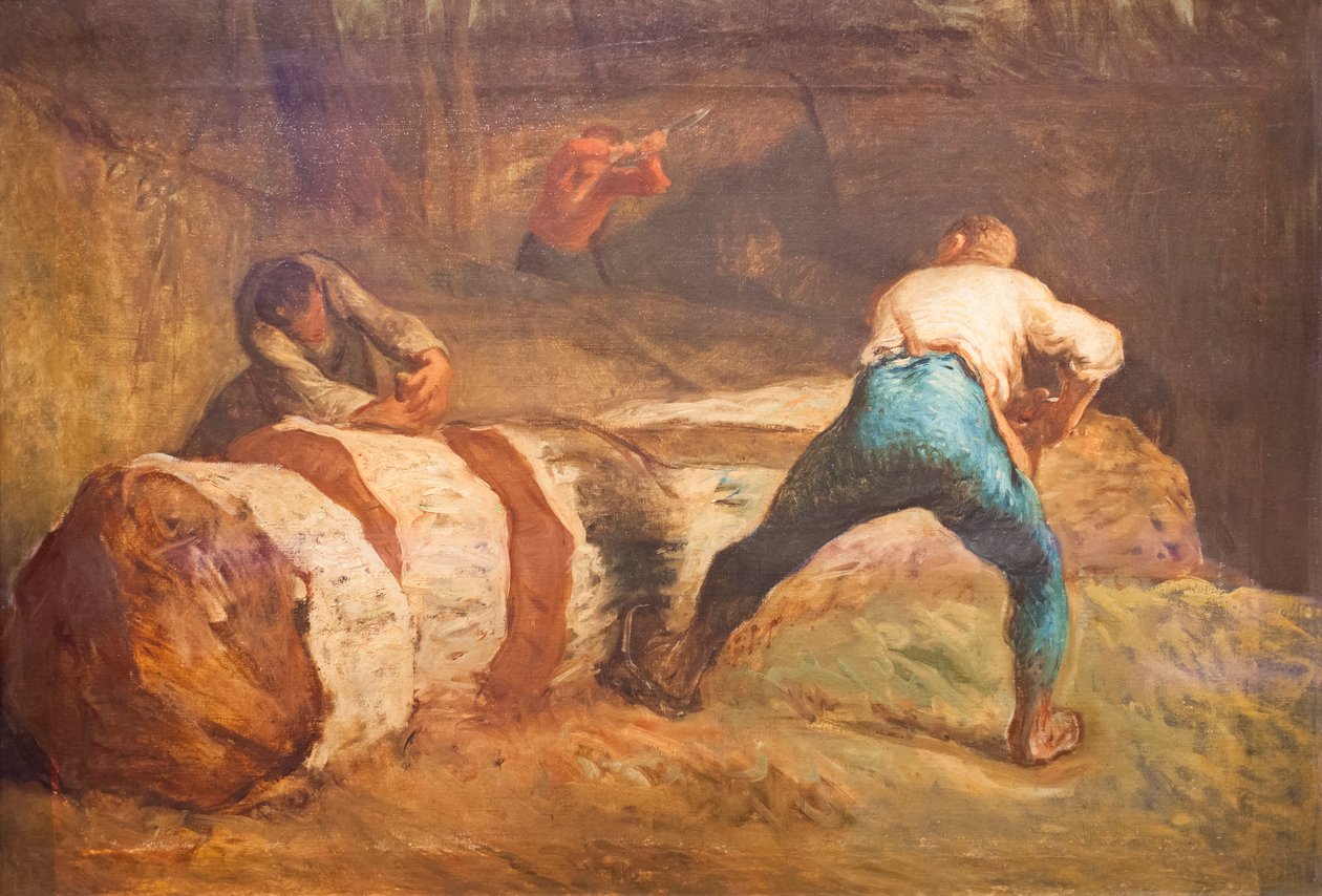 I segatori di legno da Jean Francois Millet
