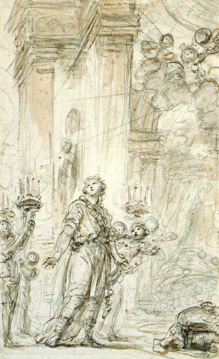 Ruggiero è condotto alla sua camera da letto da Jean Honore Fragonard