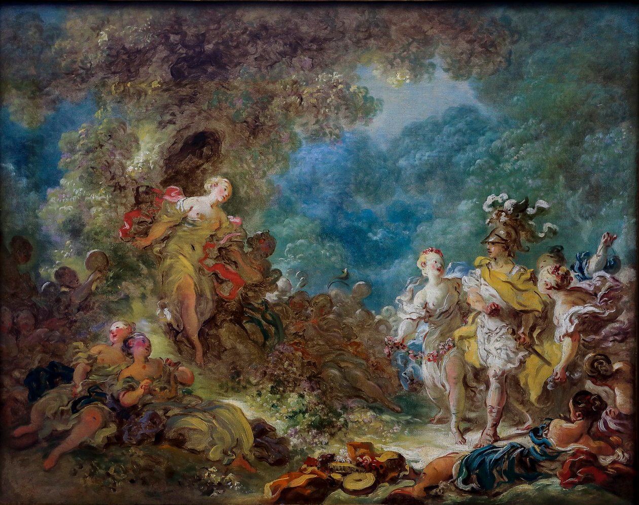 Rinaldo nei giardini di Armida da Jean Honore Fragonard