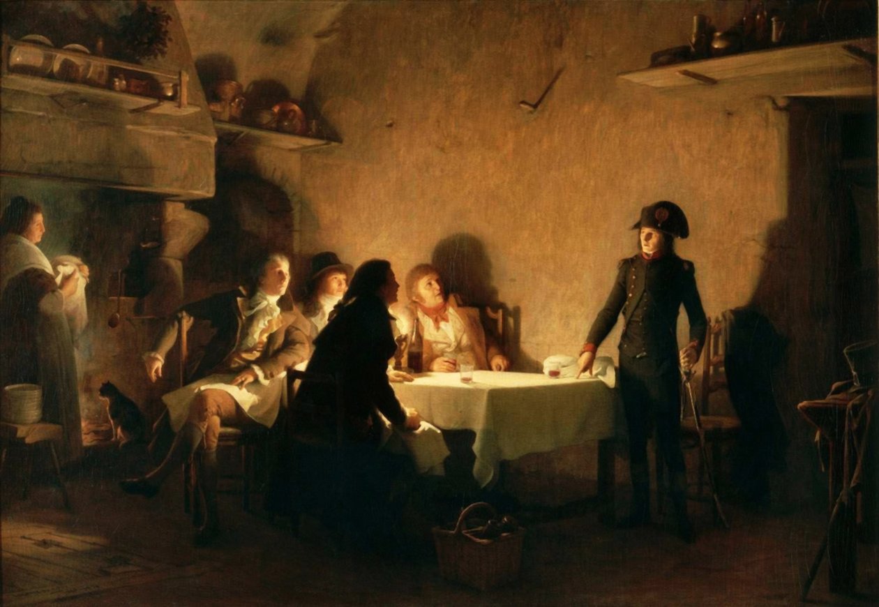 Le souper de Beaucaire, 28 juillet 1793 da Jean Jules Antoine Lecomte du Nouy
