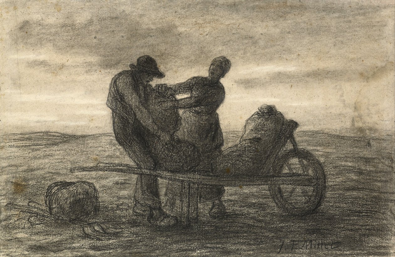 La raccolta delle patate da Jean Francois Millet