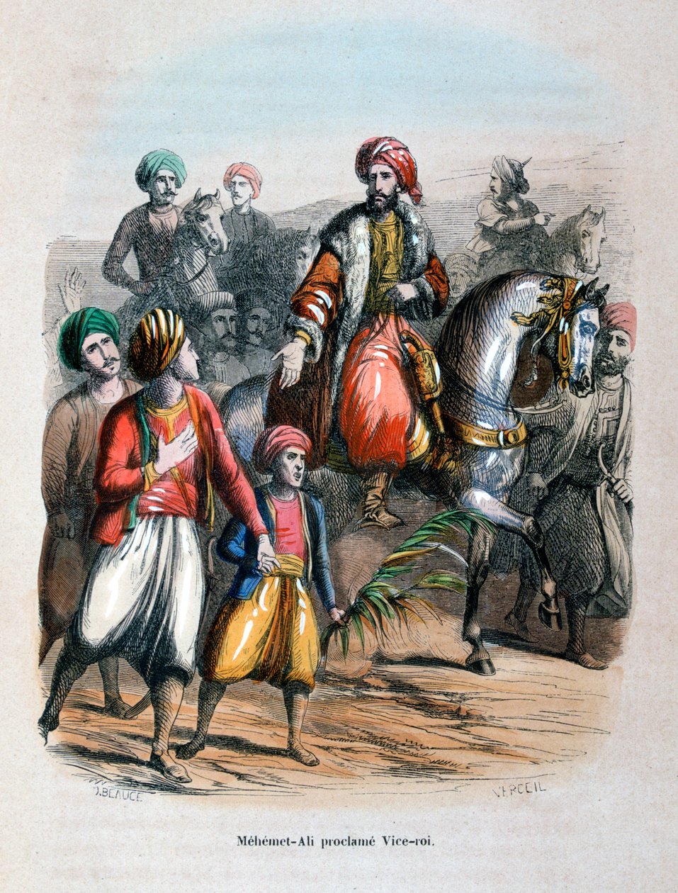 Mehmet Ali proclamato viceré da Jean Adolphe Beauce