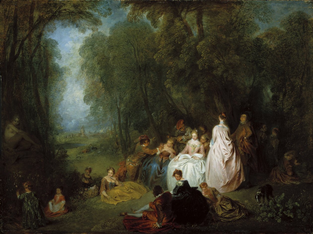 Fête champêtre da Jean Antoine Watteau