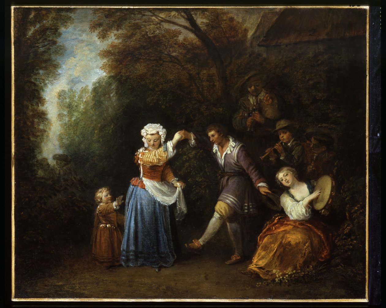 La danza campestre da Jean Antoine Watteau