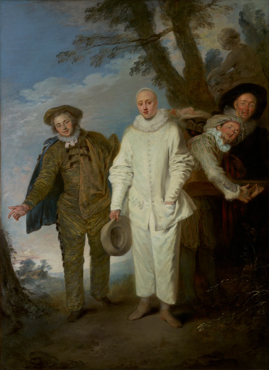 I Comici Italiani, c.1720 da Jean Antoine Watteau