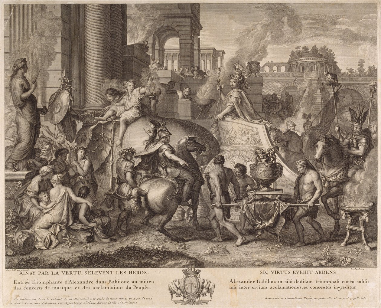 Alessandro entra a Babilonia da Jean Audran
