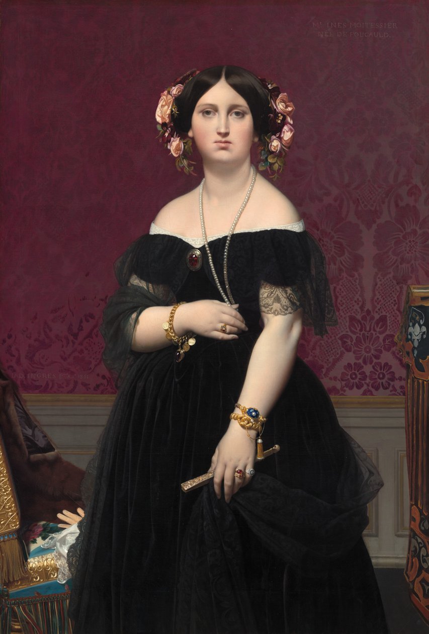 Madame Moitessier da Jean Auguste Dominique Ingres