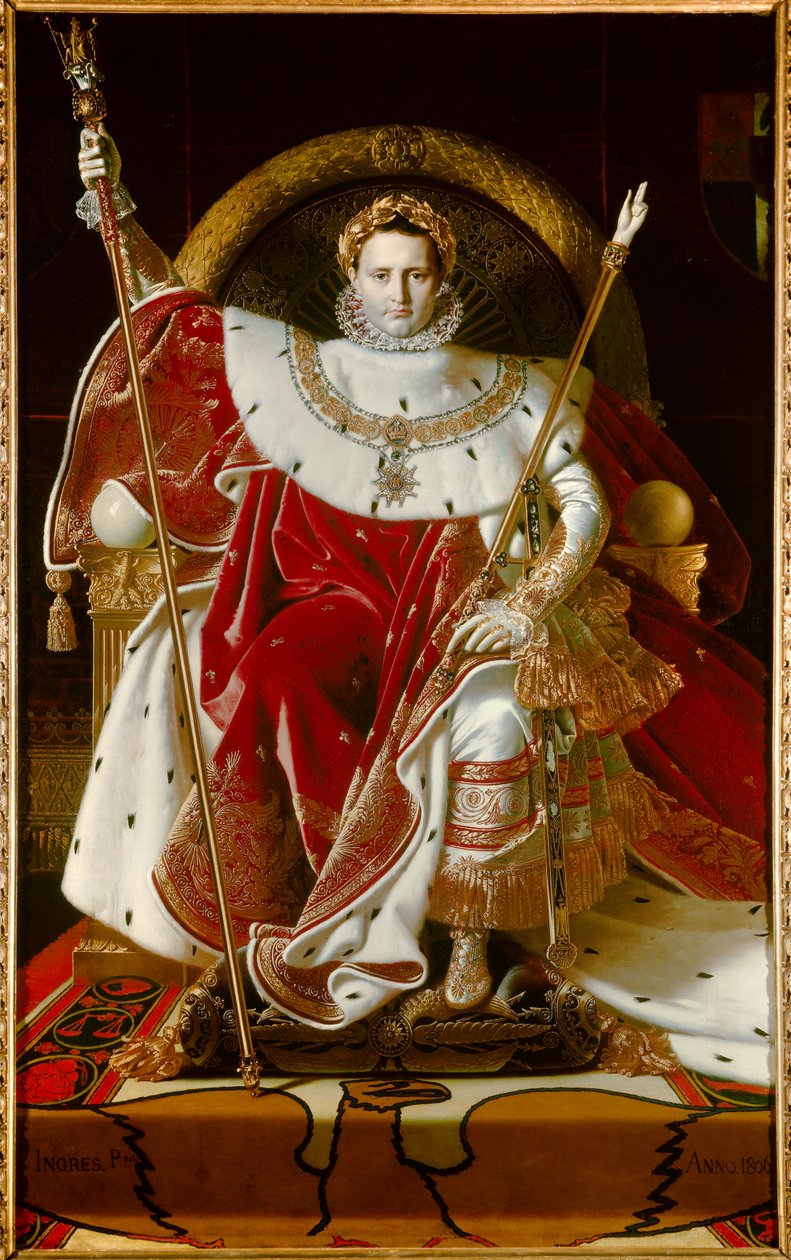 Ritratto di Napoleone I da Jean Auguste Dominique Ingres