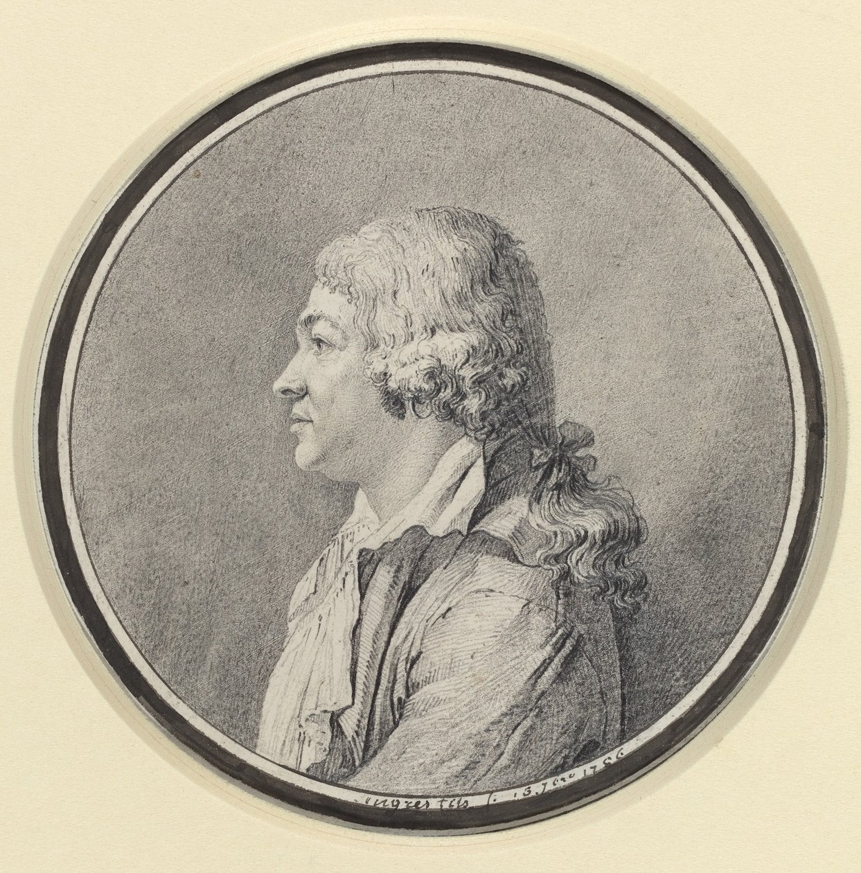 Ritratto di un uomo da Jean Auguste Dominique Ingres