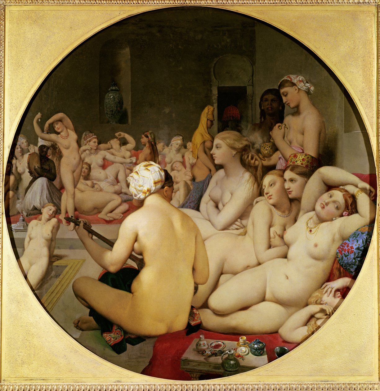 Il bagno turco da Jean Auguste Dominique Ingres
