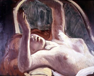 Donna nuda reclinata da Jean Baltus