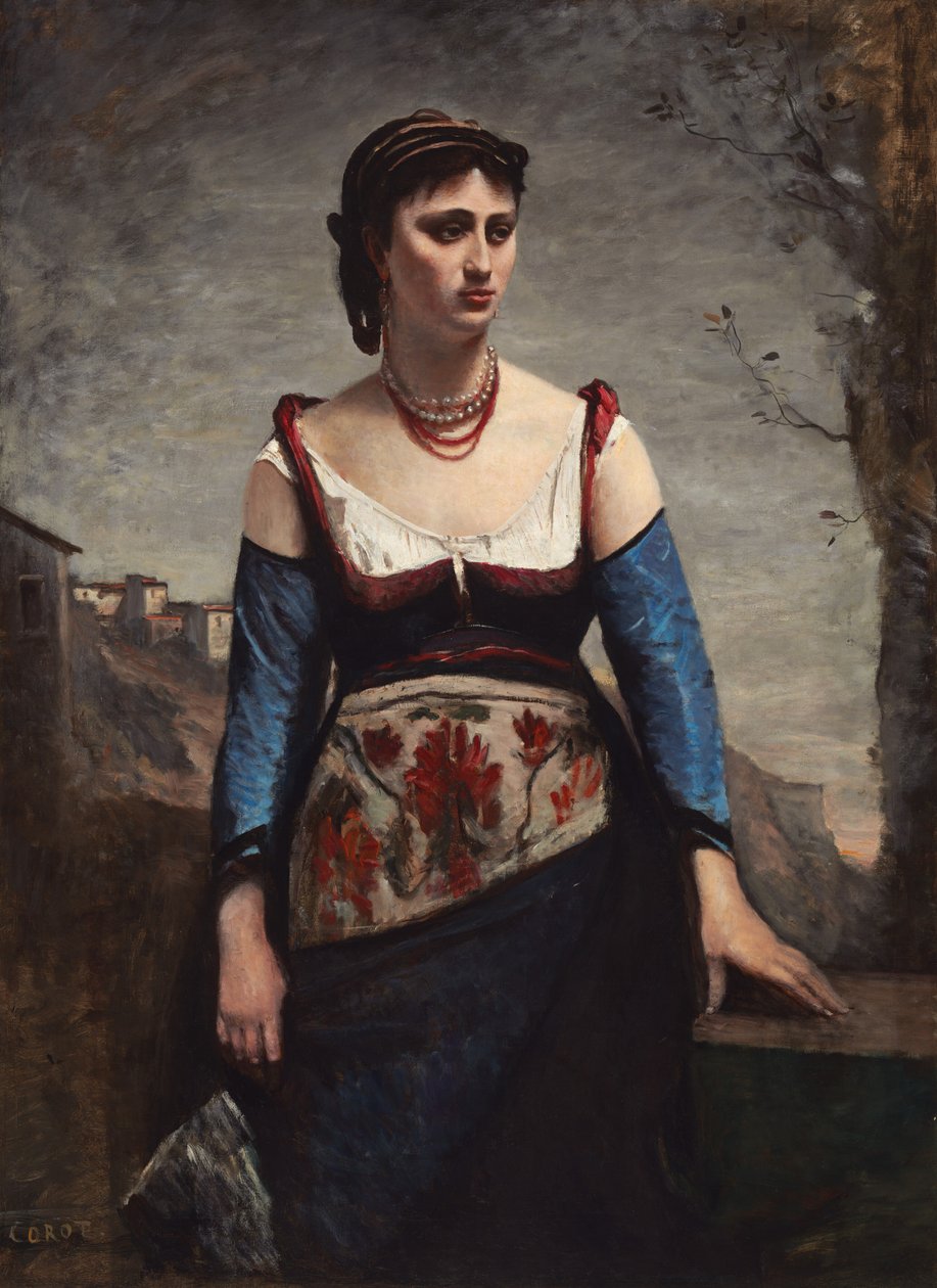 Agostina da Jean Baptiste Camille Corot