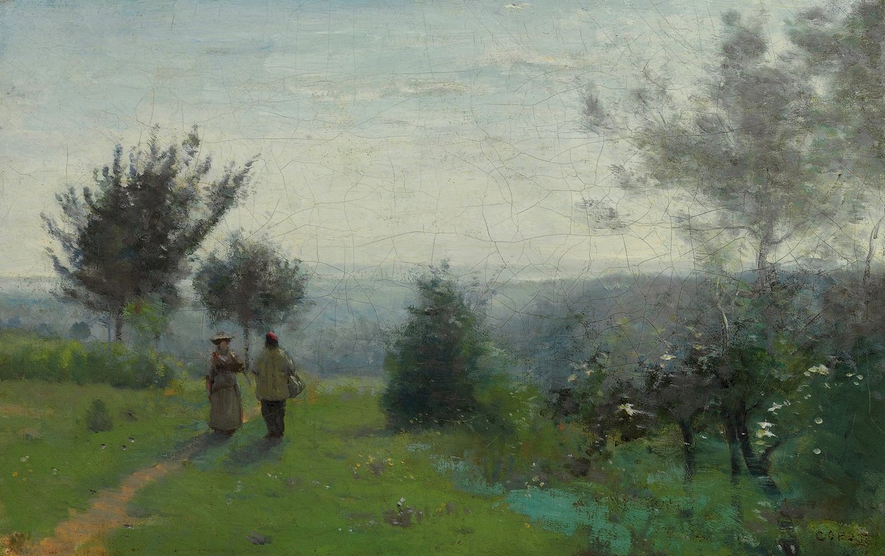 Alba di primavera da Jean Baptiste Camille Corot