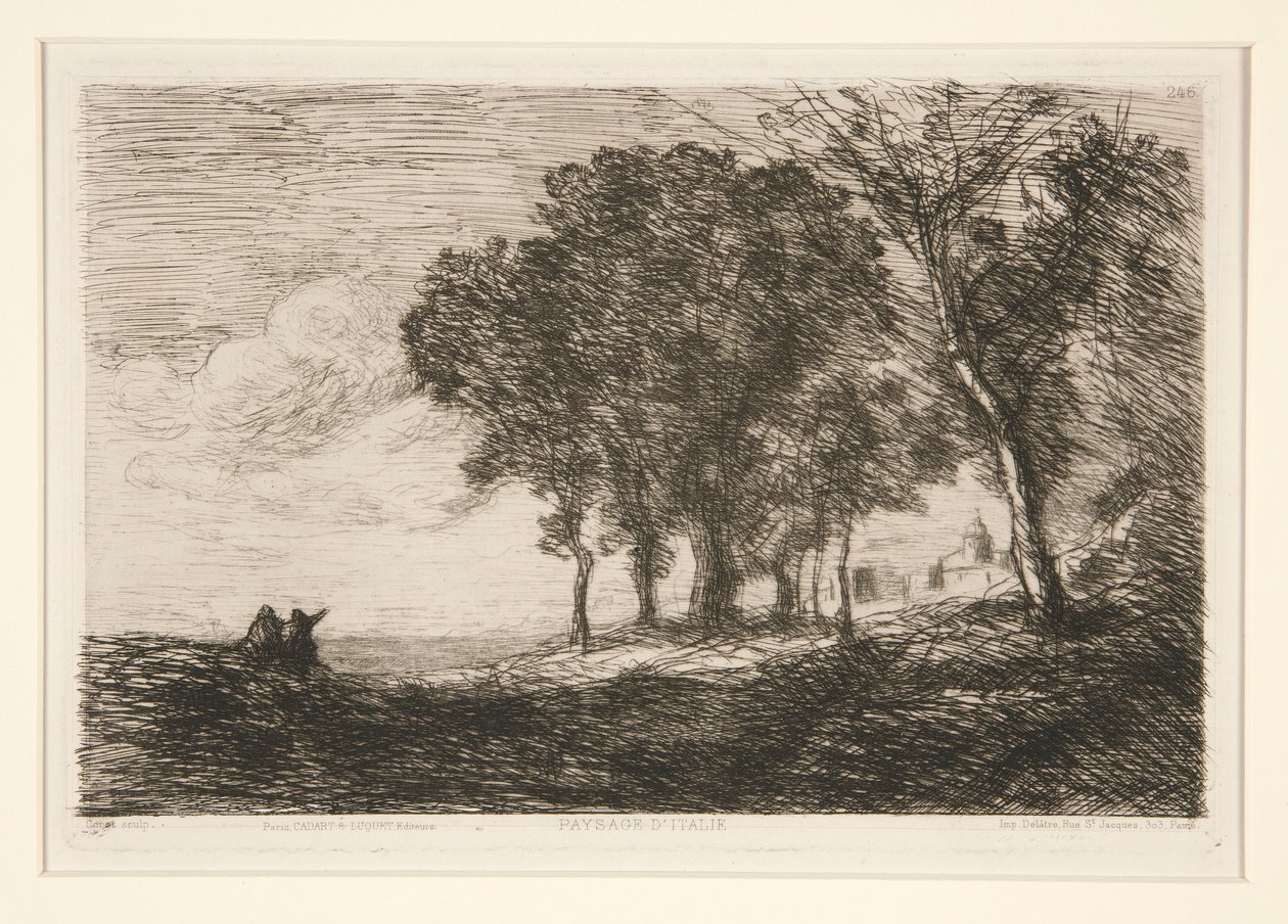 Paesaggio di da Jean Baptiste Camille Corot