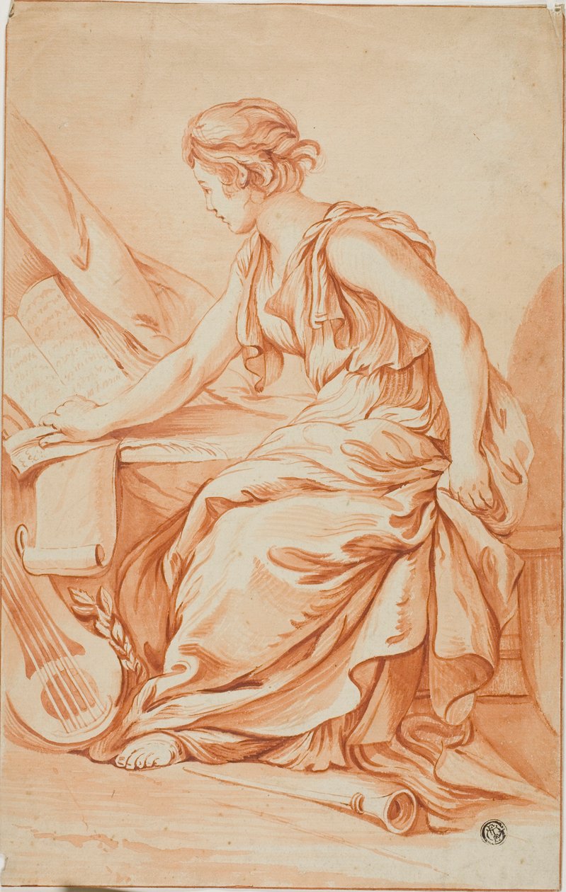 Eulerpe o Clio da Jean Baptiste Greuze