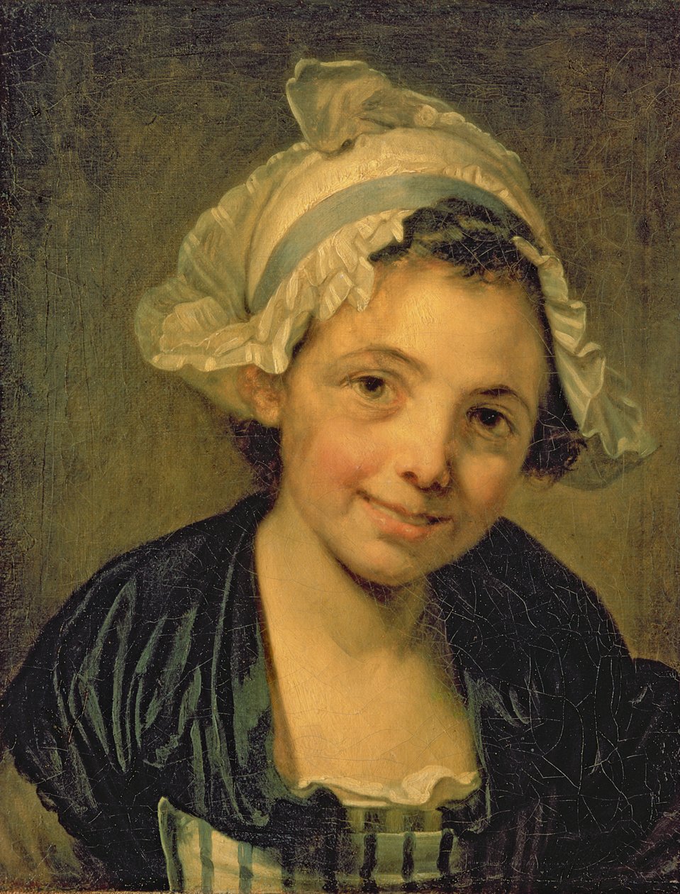 Ragazza con un Cappello da Jean Baptiste Greuze