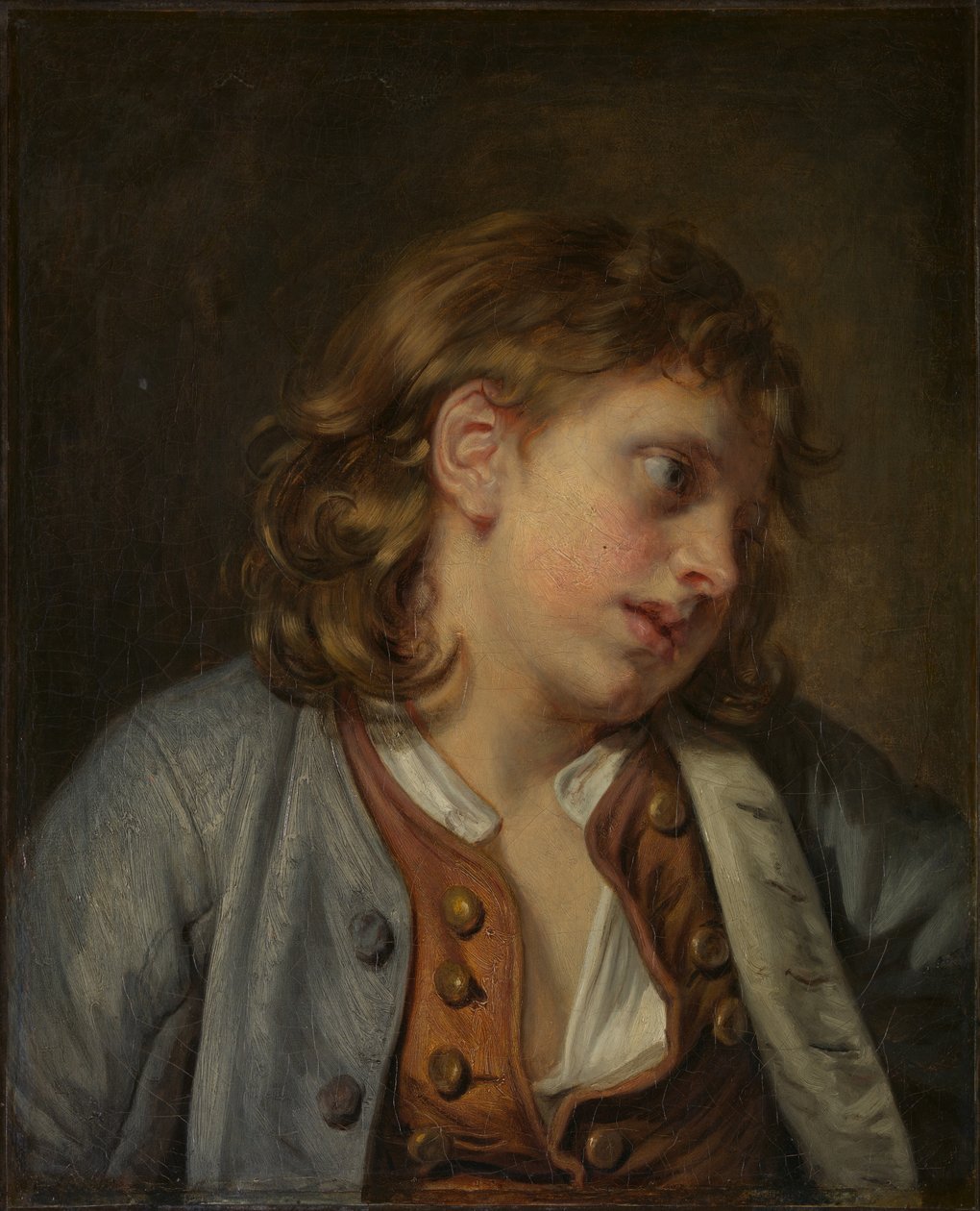Testa di un ragazzo, 1763 da Jean Baptiste Greuze