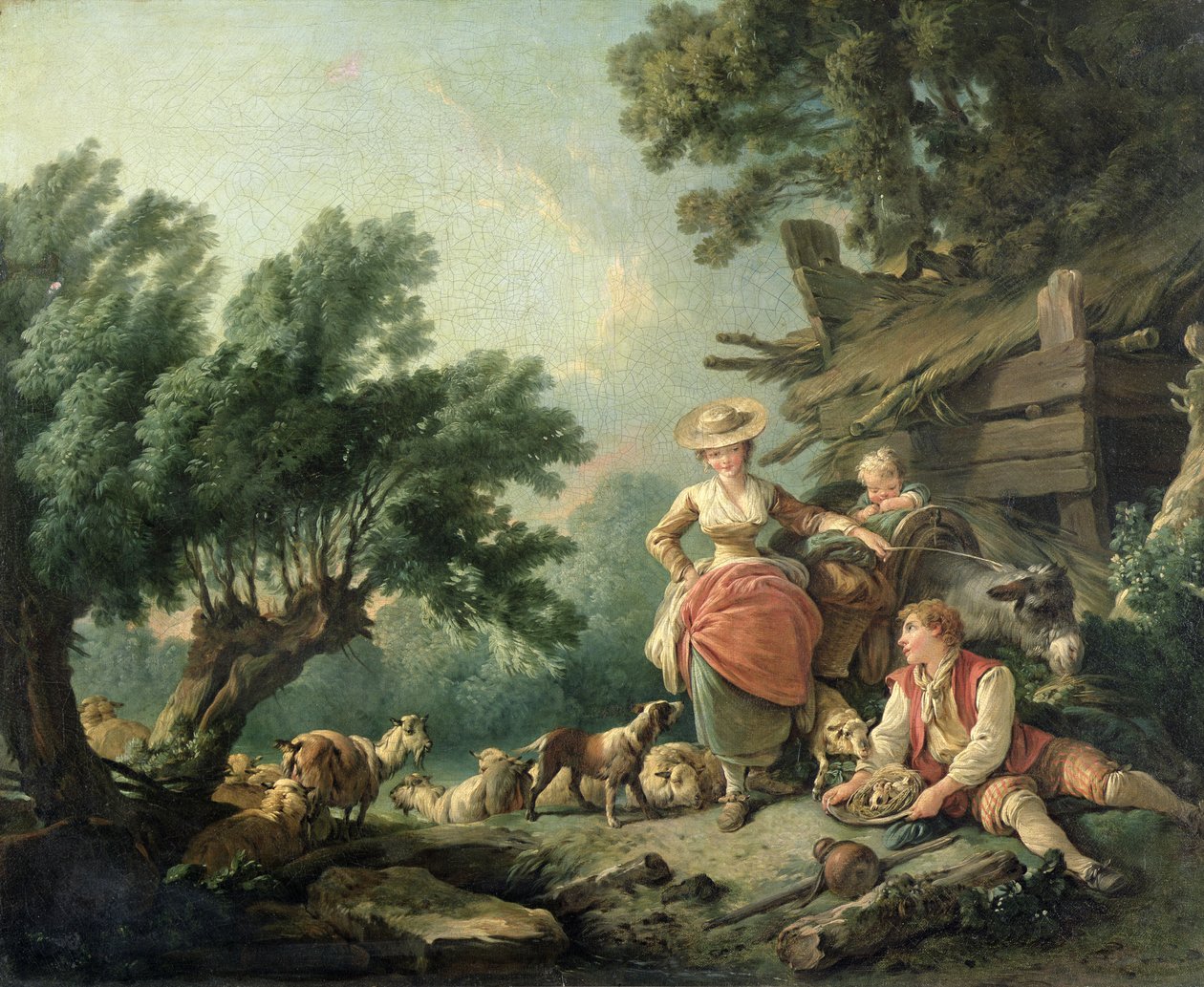 Scena pastorale da Jean Baptiste Huet
