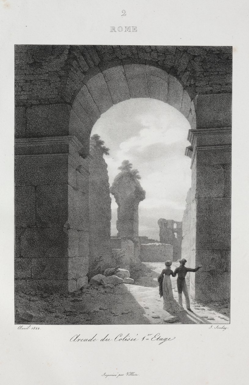 Viaggio in Italia nel 1822 da Jean Baptiste Isabey