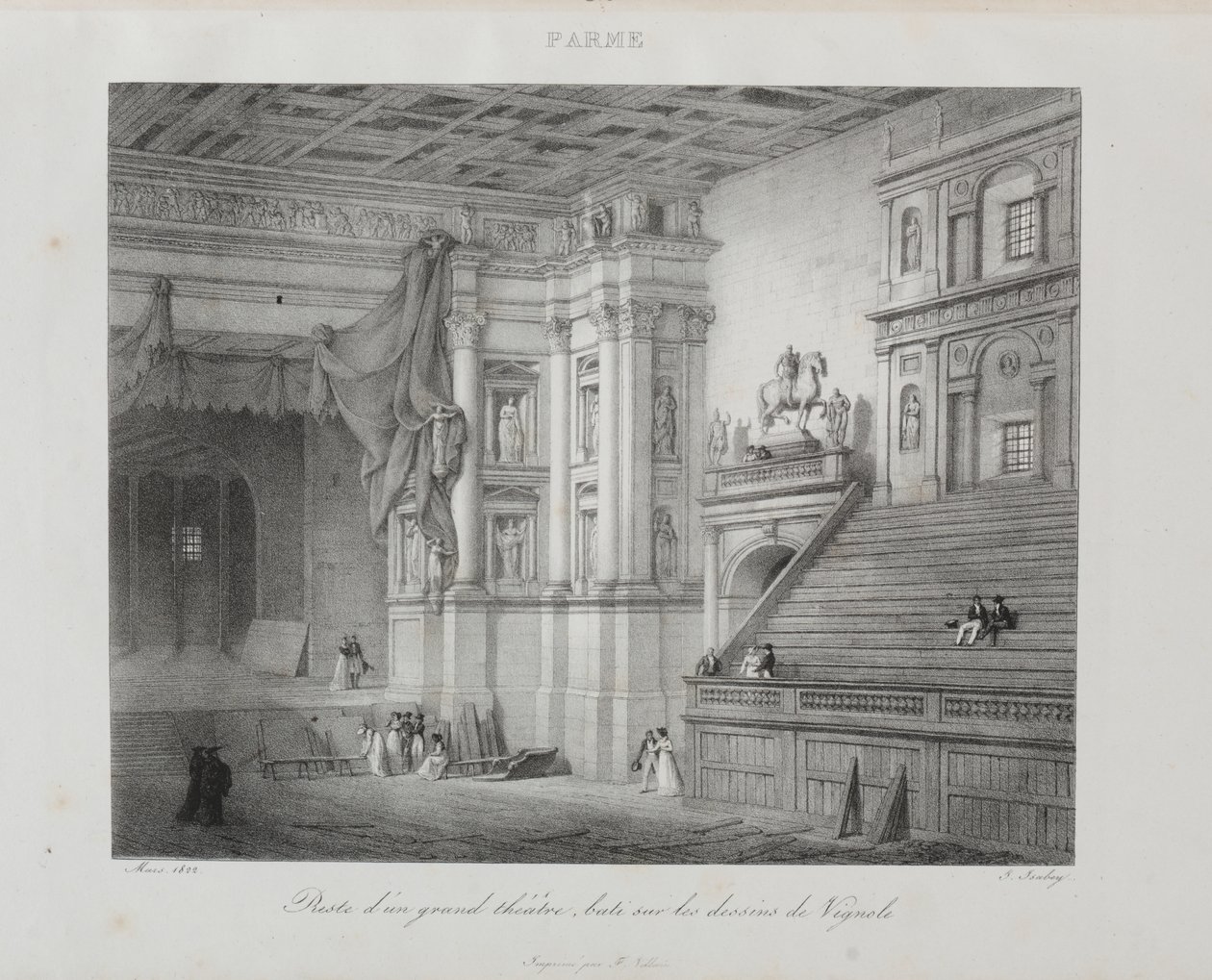 Viaggio in Italia nel 1822 da Jean Baptiste Isabey