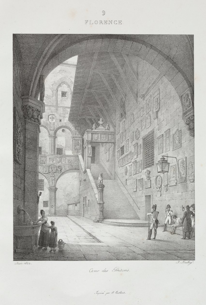 Viaggio in Italia nel 1822 da Jean Baptiste Isabey