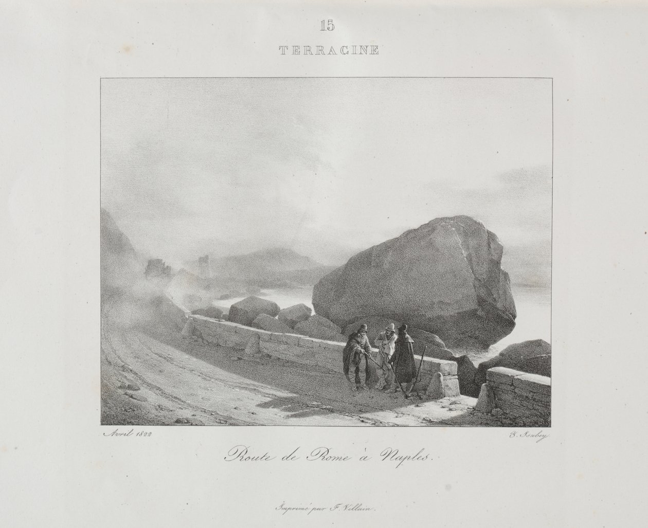 Viaggio in Italia nel 1822 da Jean Baptiste Isabey