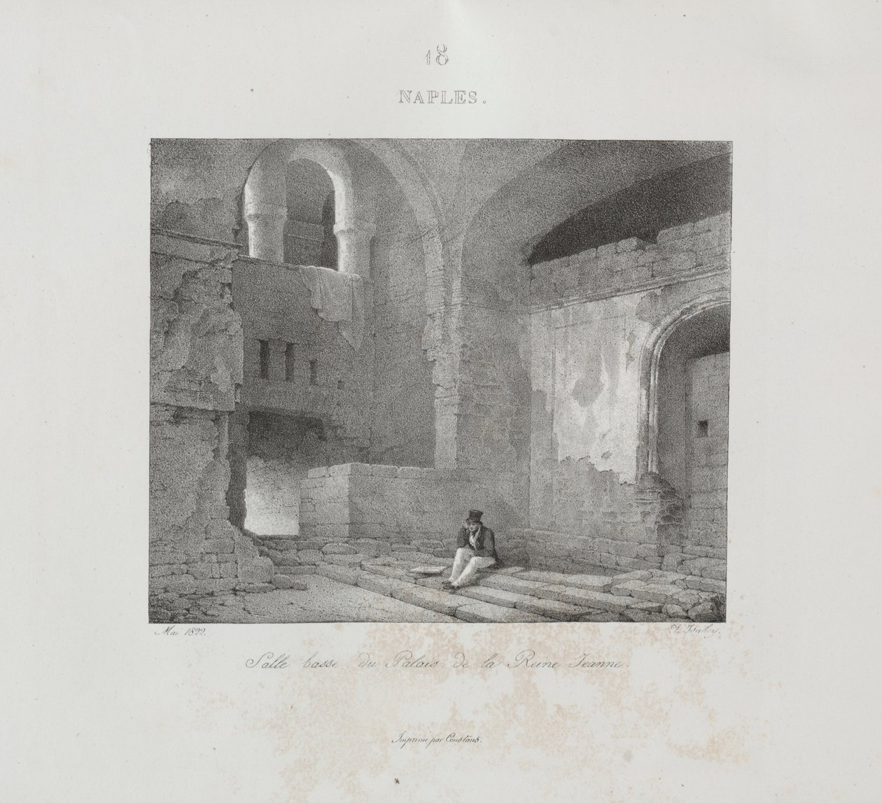 Viaggio in Italia nel 1822 da Jean Baptiste Isabey