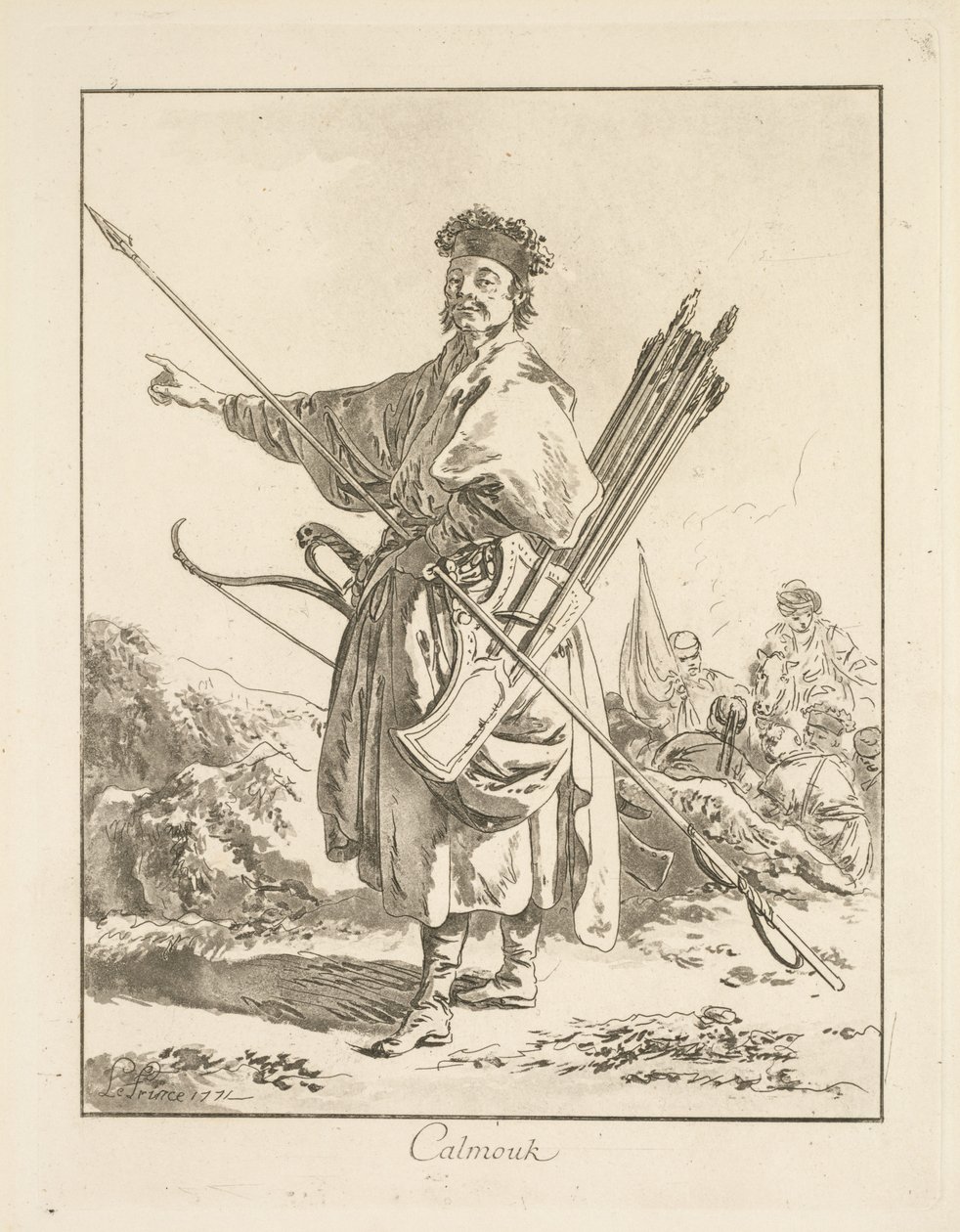 Calmouk da Jean Baptiste Le Prince