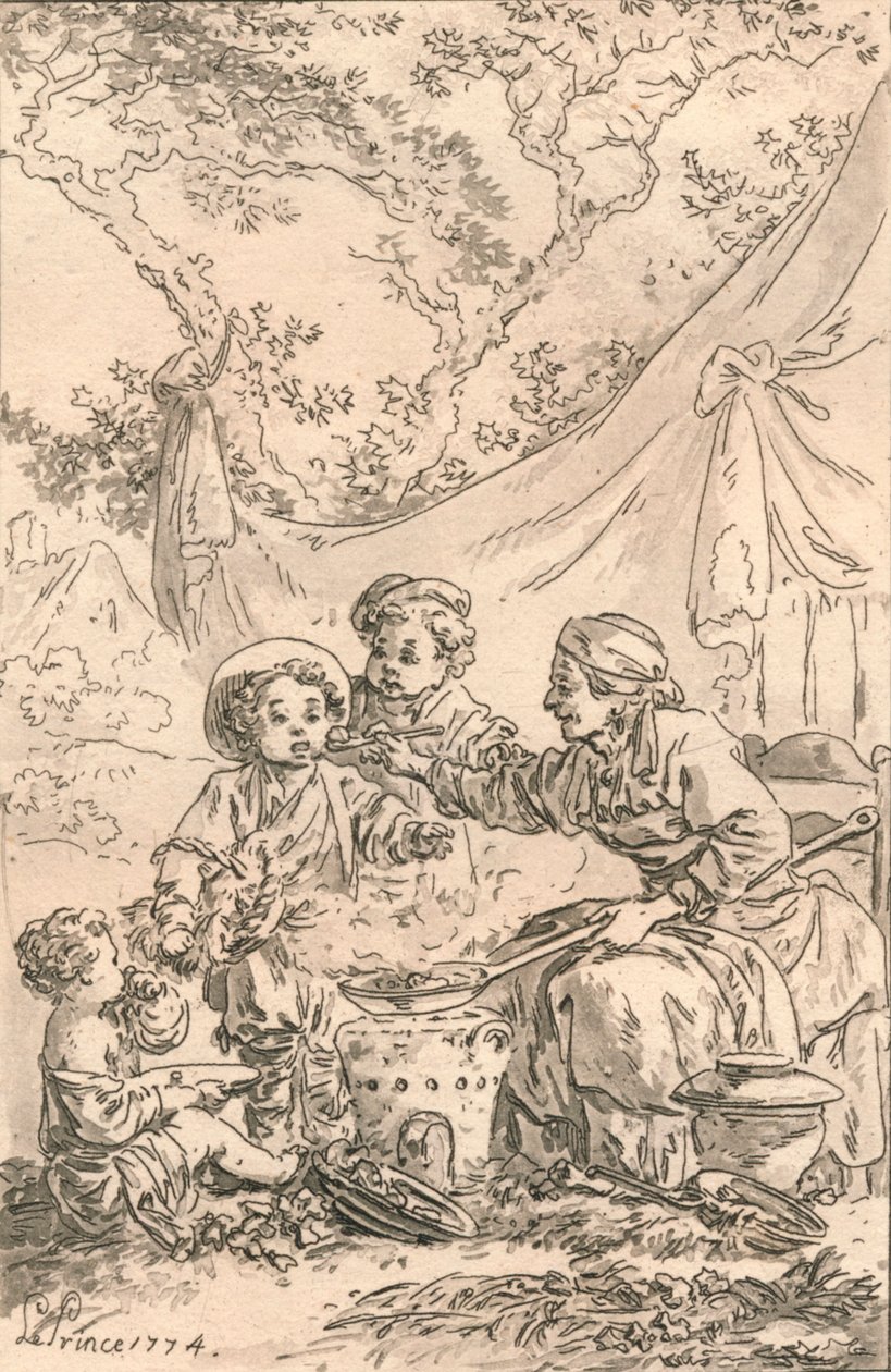 Il Gusto, 1774 da Jean Baptiste Le Prince