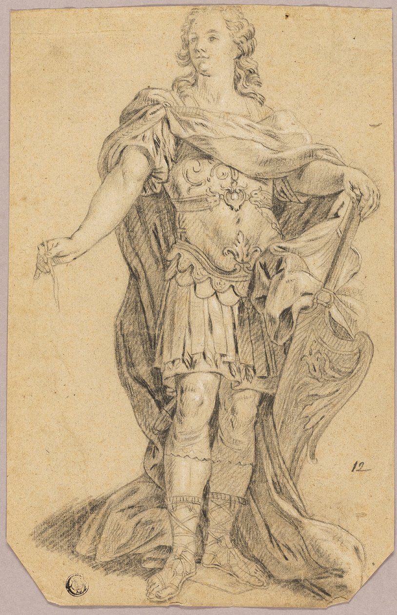 Statua di Luigi XIV da Jean Baptiste Lemoyne II