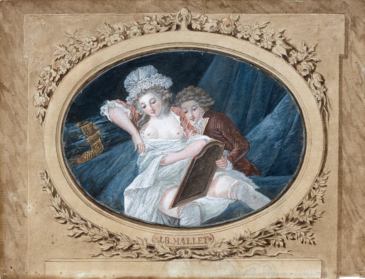 Scena di Boudoir da Jean Baptiste Mallet