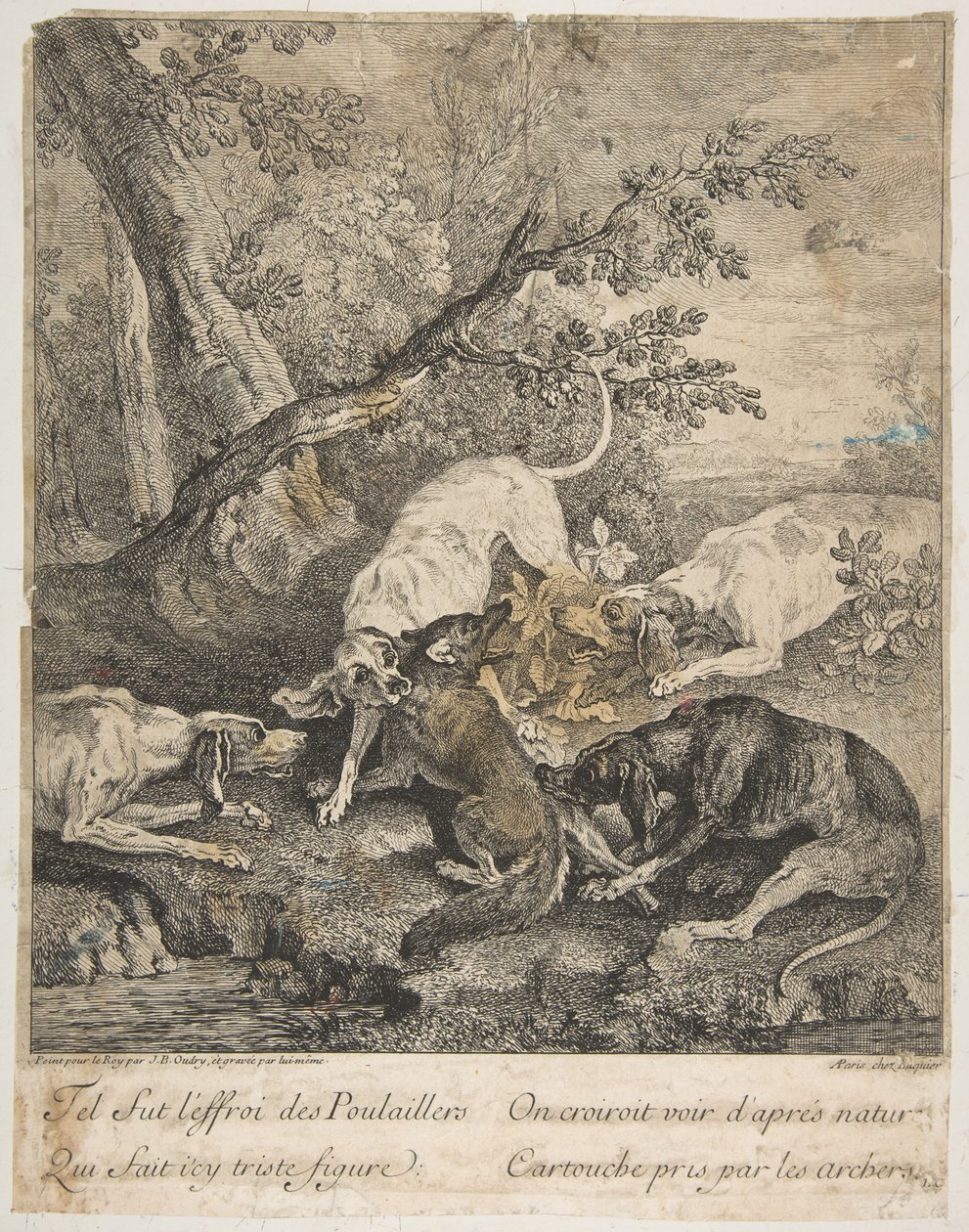 Caccia alla Volpe da Jean Baptiste Oudry