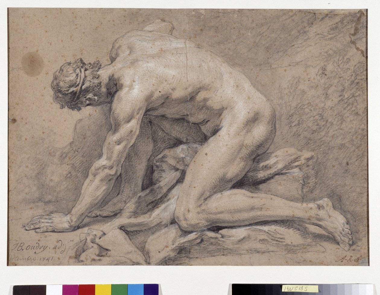 Studio di uomo da Jean Baptiste Oudry