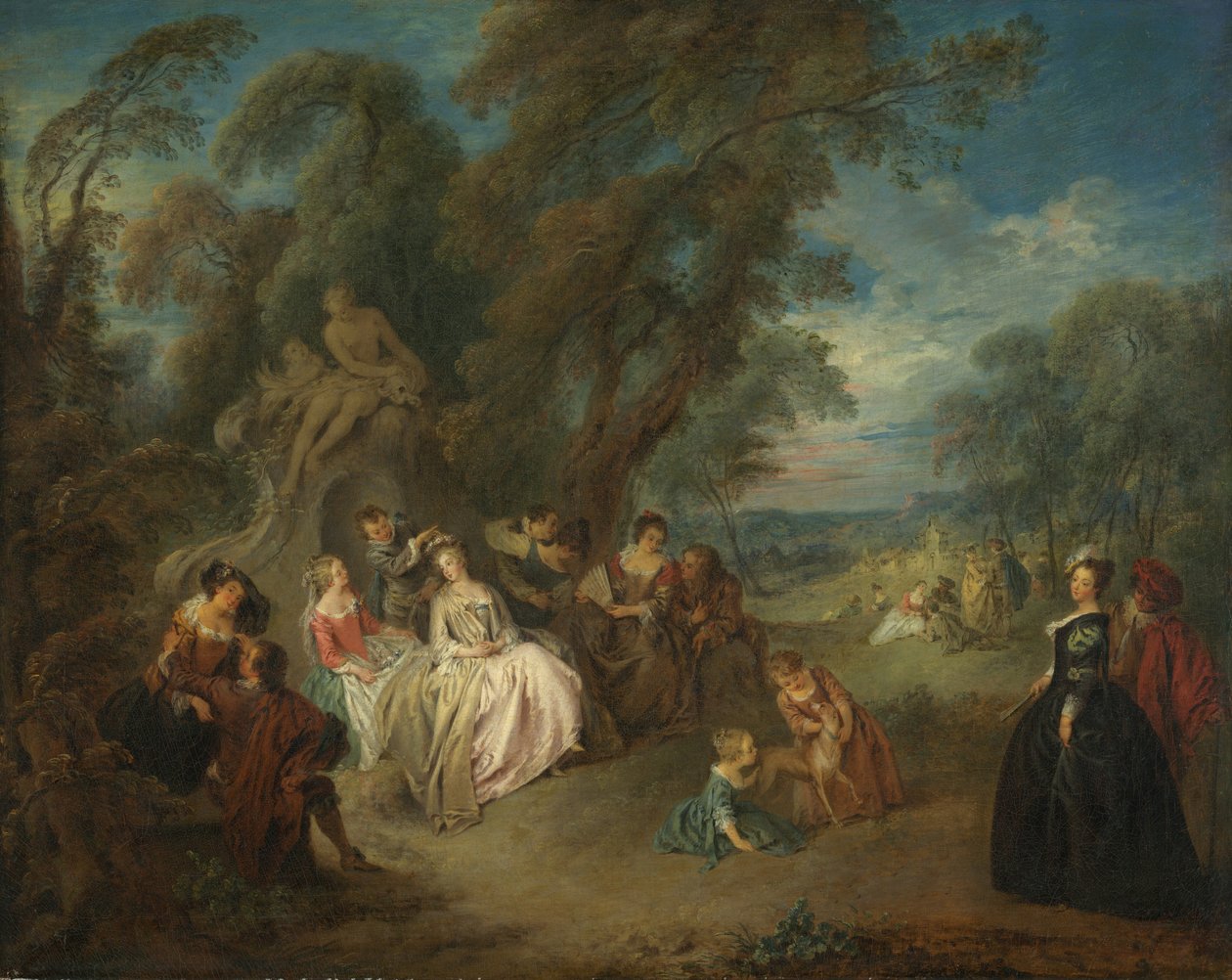 Fête Champêtre, c. 1730 da Jean Baptiste Pater