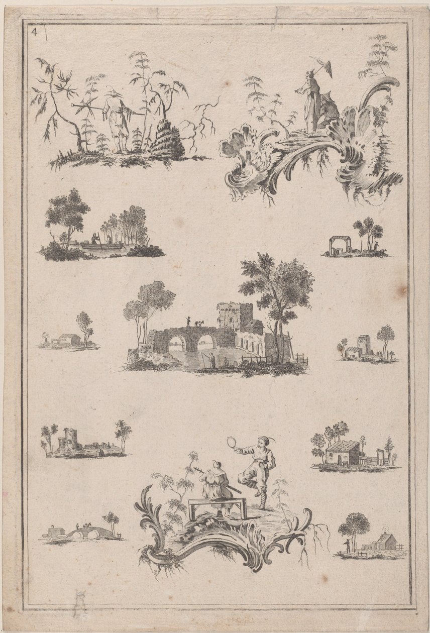 Ornamenti cinesi da Jean Baptiste Pillement