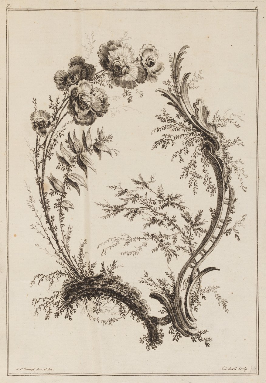 Ramo Fiorito da Jean Baptiste Pillement