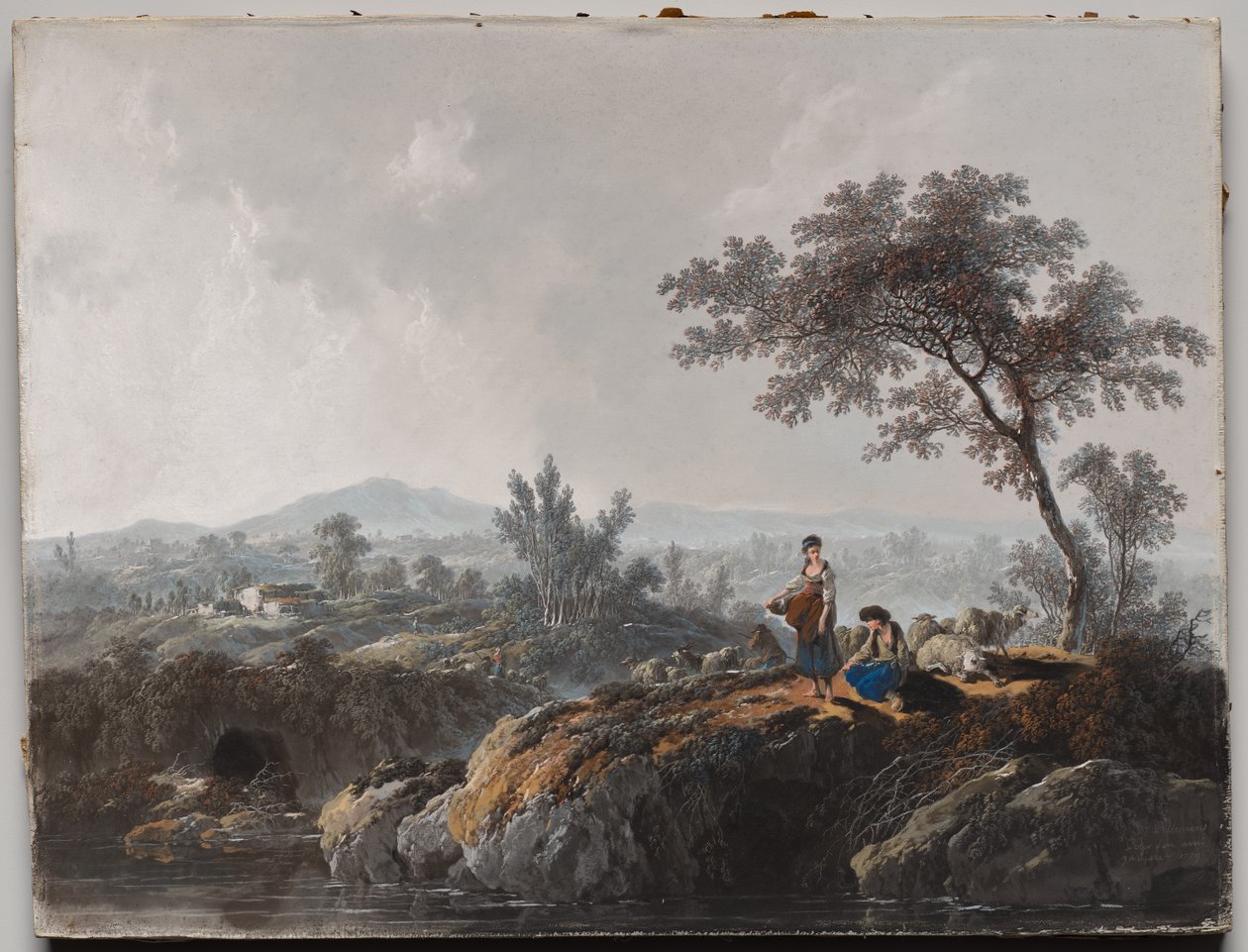 Pastori in un Paesaggio da Jean Baptiste Pillement