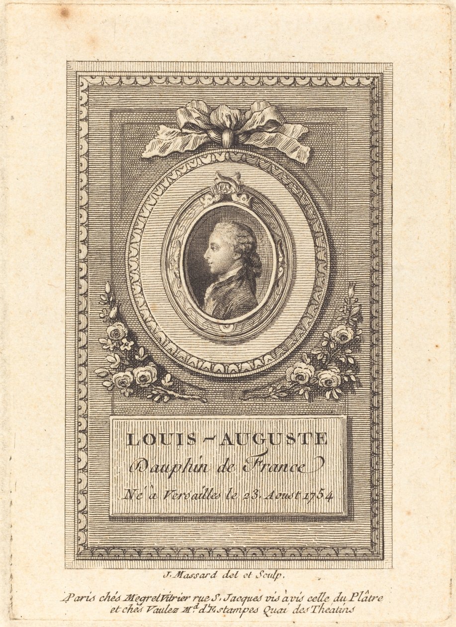 Louis-Auguste, Delfino di Francia da Jean Baptiste Raphael Urbain Massard