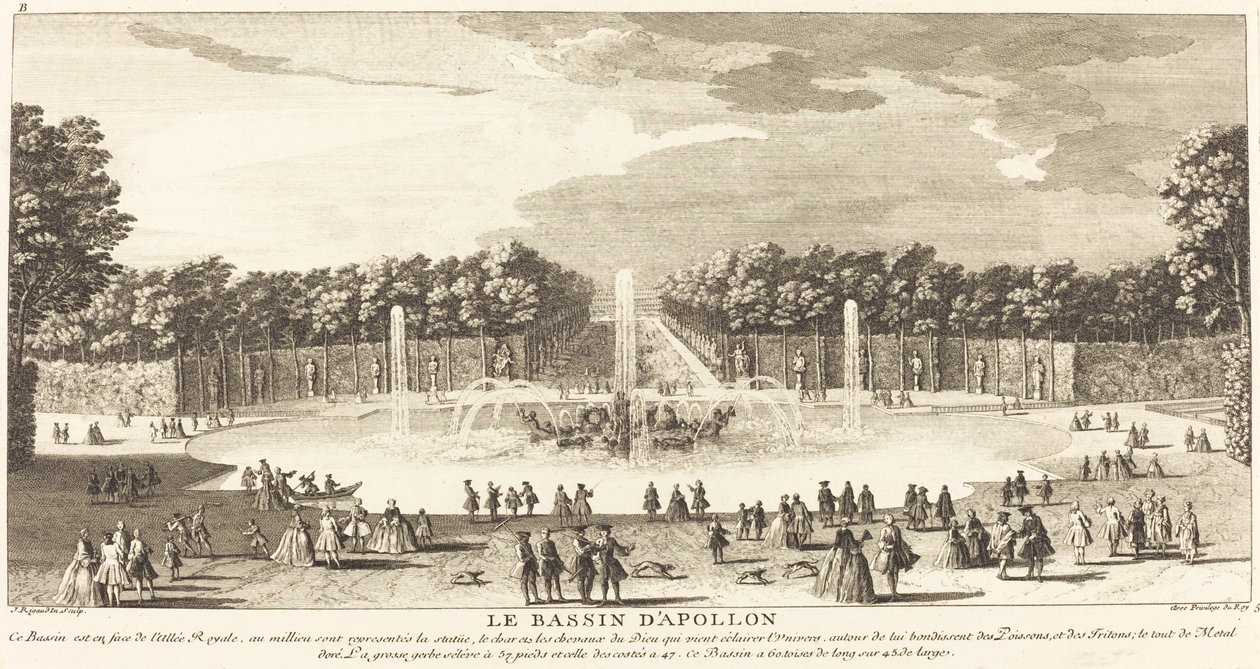 Il bacino di Apollo da Jean Baptiste Rigaud